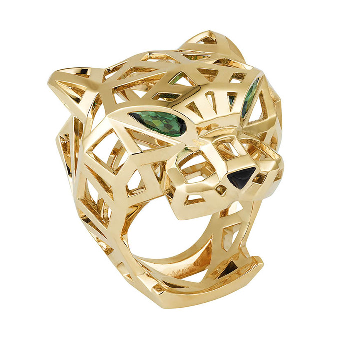Cartier Panthère 美洲豹戒指,價格電洽。